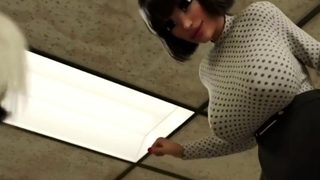 Monster FUTA Cock and Female Teacher