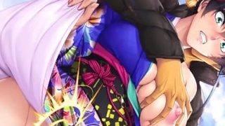 Hentai chick enjoys anal sex at the gym