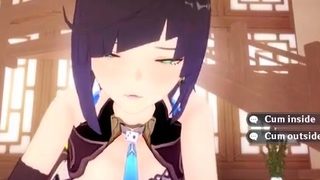 Hentai chick enjoys anal sex at the gym