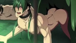 Hentai chick enjoys anal sex at the gym