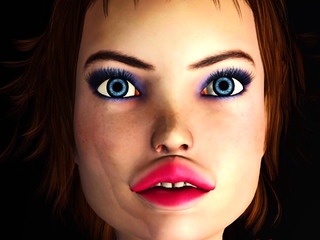 Sexy cuffed girl massages her pussy and ass with a bick cock