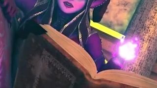 Hot 3D redhead licking a pussy while getting fucked