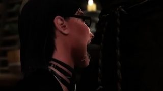 Two 3d cartoon cuties are ready for their bath