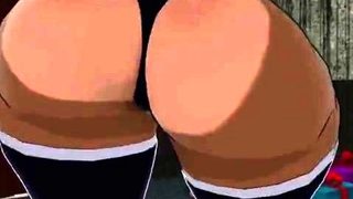 Awesome hentai anal sex with stunning excited nurse