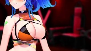 Hentai chick enjoys anal sex at the gym