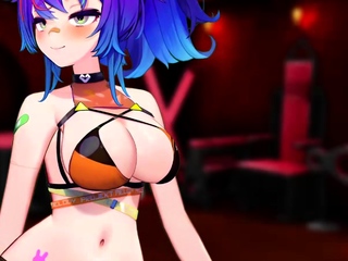 Hentai chick enjoys anal sex at the gym